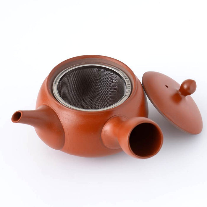 Kyusu Teapot - Tokoname Yaki [Removable Basket Strainer]