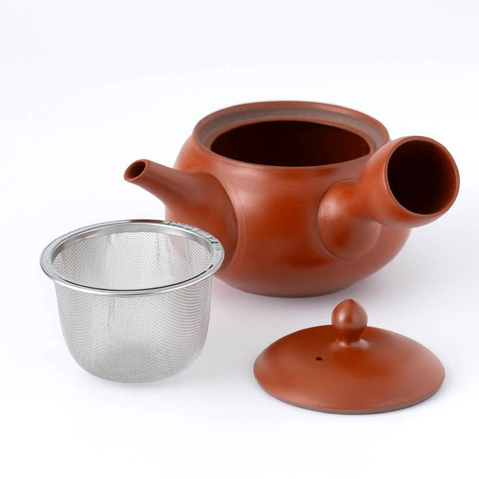 Kyusu Teapot - Tokoname Yaki [Removable Basket Strainer]