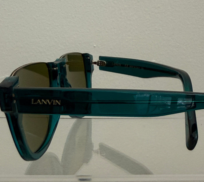 Lanvin Lloyd sunglasses with black frames and tinted lenses, stylish accessories for sun protection and fashion.