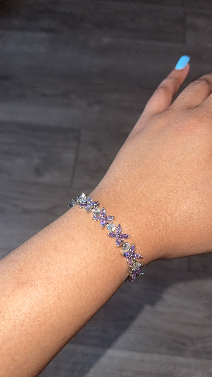 Lavender Flutter Bracelet