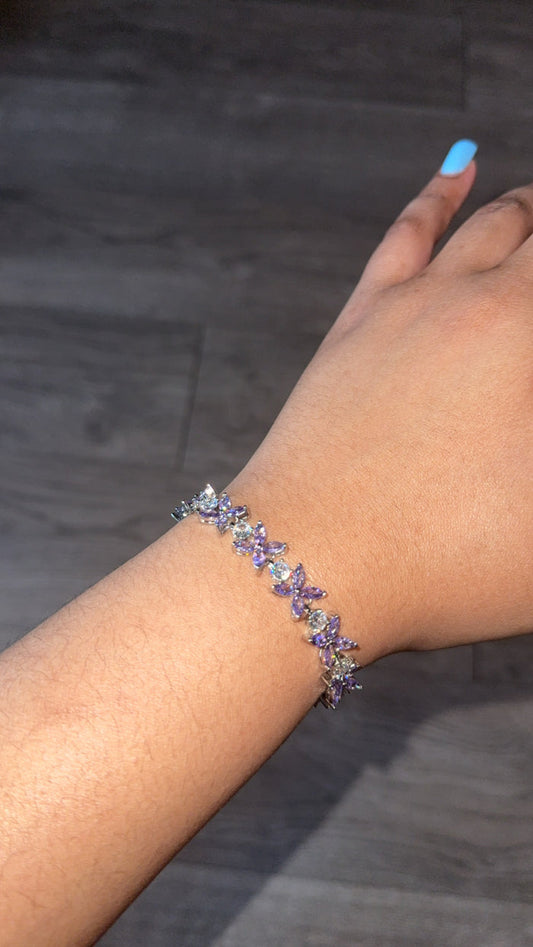 Lavender Flutter Bracelet