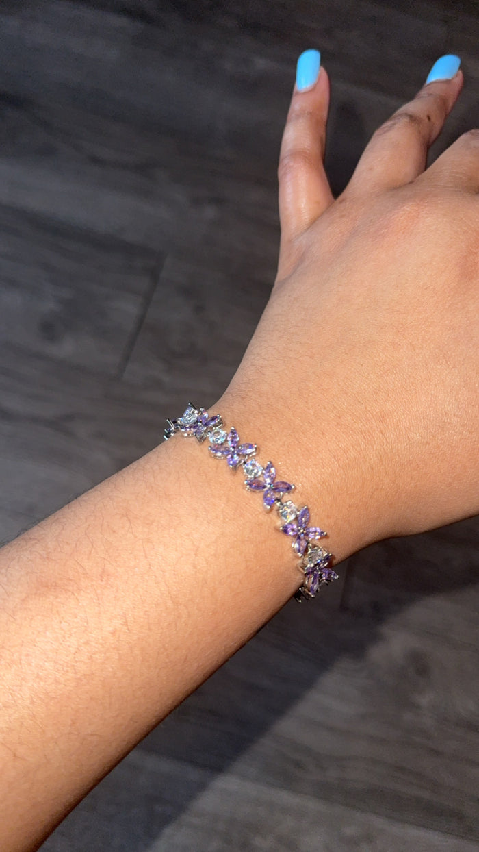 Lavender Flutter Bracelet