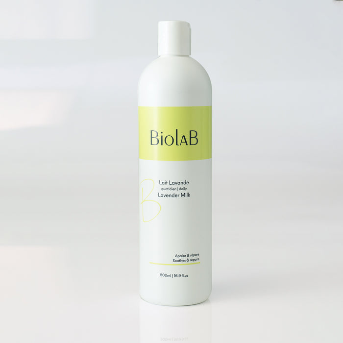 Biolab Lavender Milk daily soothing & repairing body lotion, 500ml – gentle skincare for all skin types