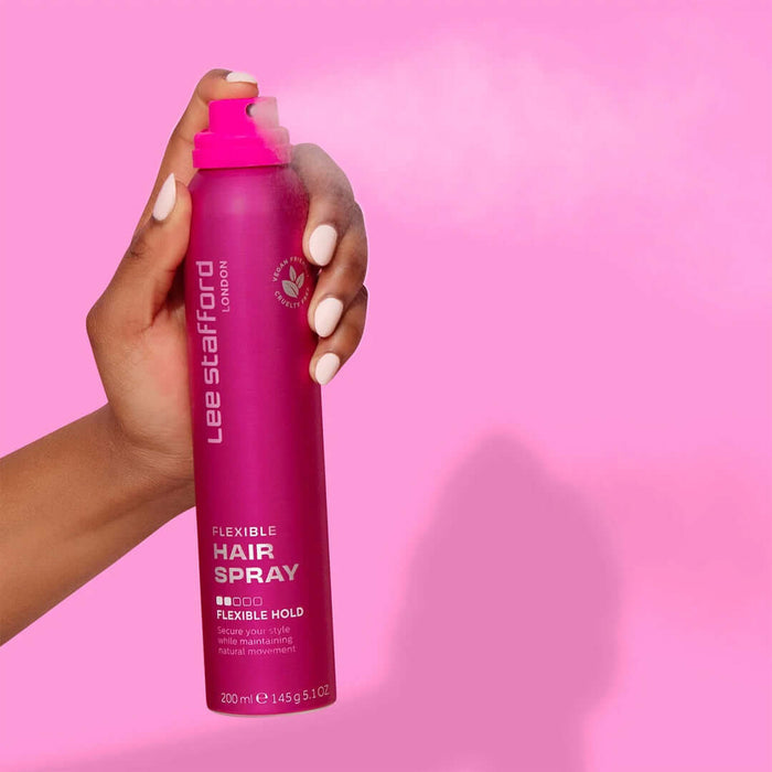 LEE STAFFORD Flexible Hairspray - lanksčios fiksacijos plaukų lakas