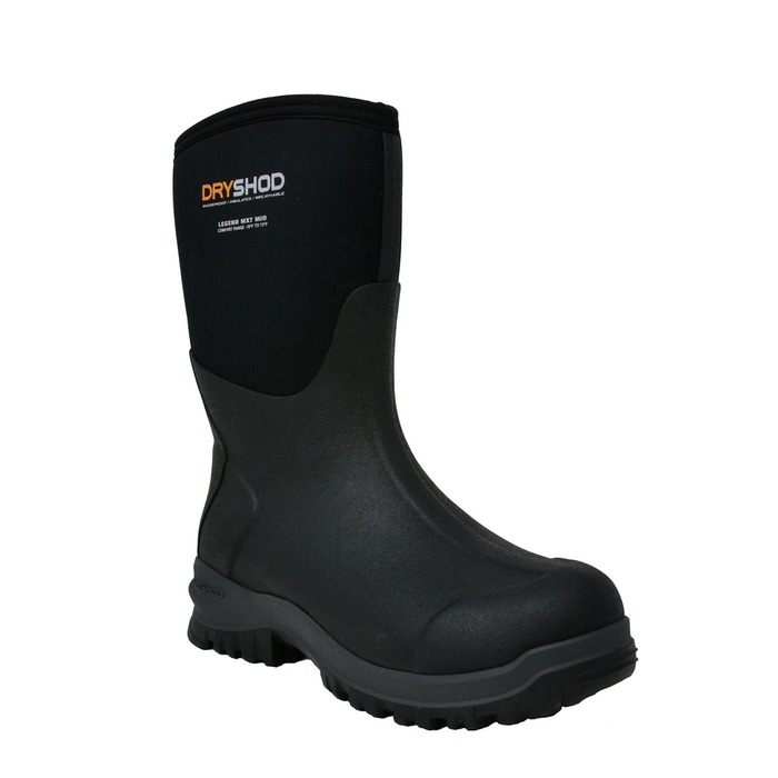 LEGEND MXT MID ADVENTURE BOOT - BK-Black &amp; Neon | Dryshod LGXMMBK