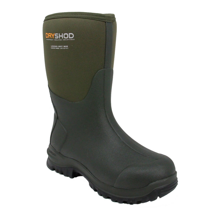 LEGEND MXT MID BOOT - MS-Moss &amp; Grey | Dryshod LGXMMMS