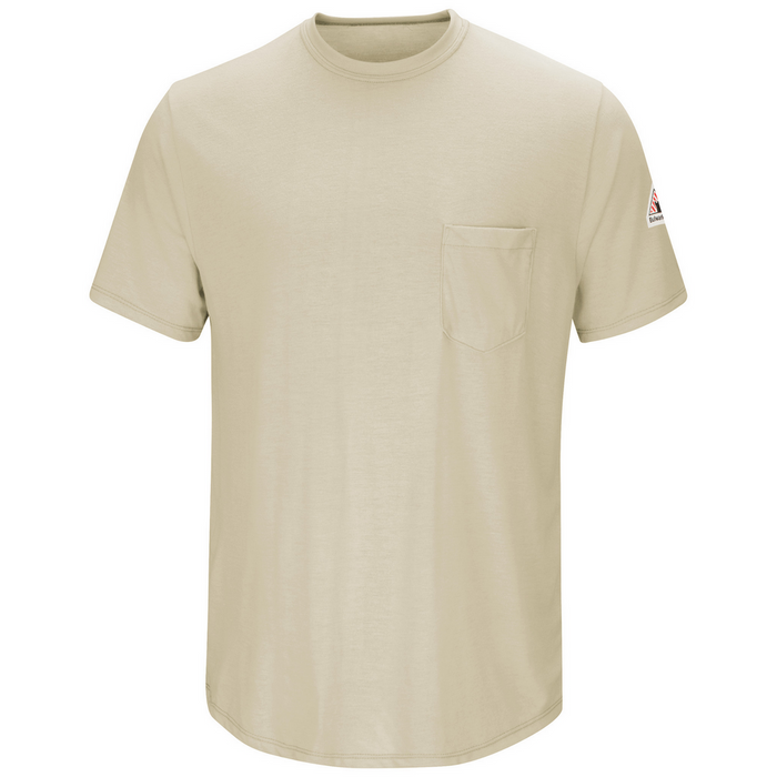 LIGHTWEIGHT FR SHORT SLEEVE T-SHIRT - KH-Khaki | Bulwark SMT6