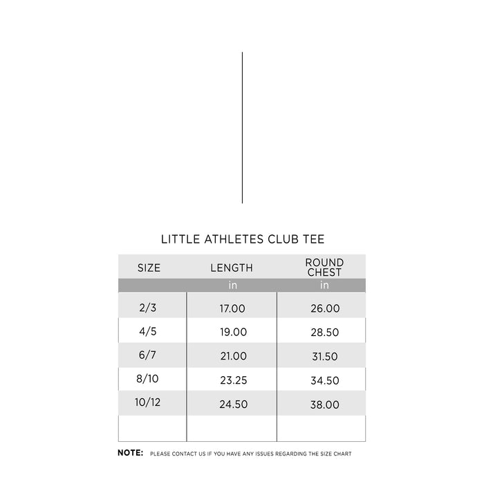 Little Athletes Club Tee - IRONGEAR Fitness