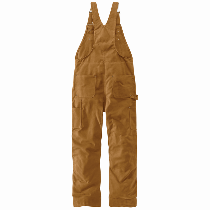 LOOSE FIT FIRM DUCK INSULATED BIB OVERALL - BRN-Carhartt Brown | Carhartt 104393