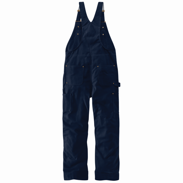 LOOSE FIT FIRM DUCK INSULATED BIB OVERALL - DNY-Dark Navy | Carhartt 104393