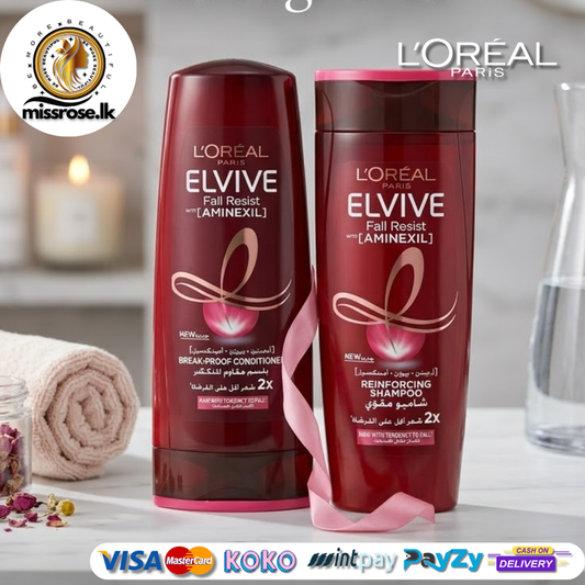 L'Oréal Elvive Fall Resist 2X Pack (Shampoo + Conditioner) - Egypt