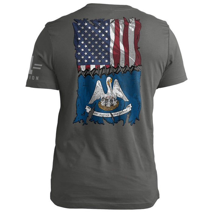Louisiana Stitch Flag USA