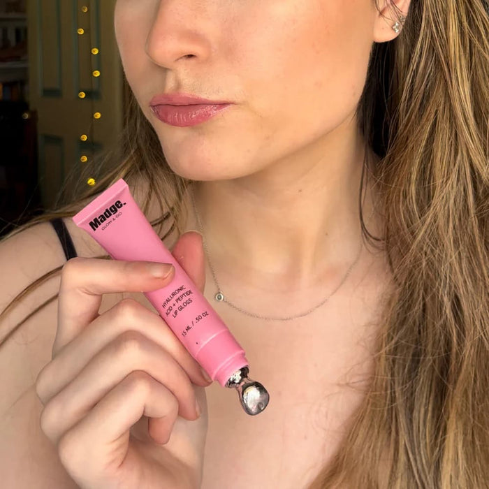 Madge Glow and Go Hyaluronic Acid + Peptide Lipgloss