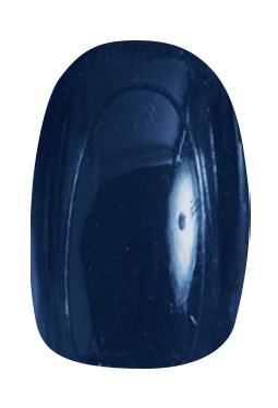 Make a Res | Round | Extra Short rich dark navy press-on nail in extra short round shape for easy at-home mani