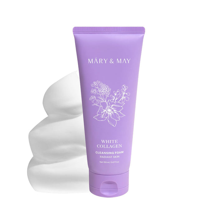 MARY&MAY White Collagen Cleansing Foam - valomosios veido putos