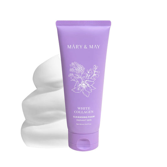 MARY&MAY White Collagen Cleansing Foam - valomosios veido putos
