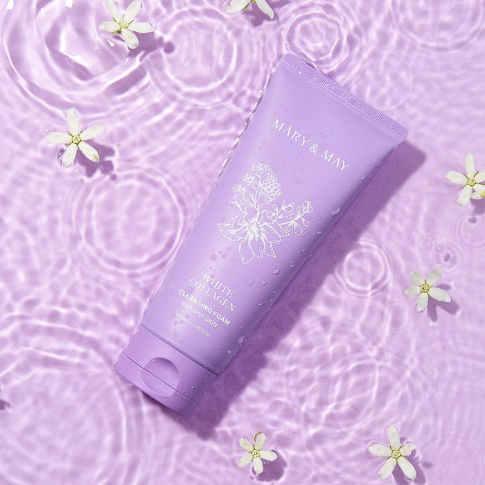 MARY&MAY White Collagen Cleansing Foam - valomosios veido putos