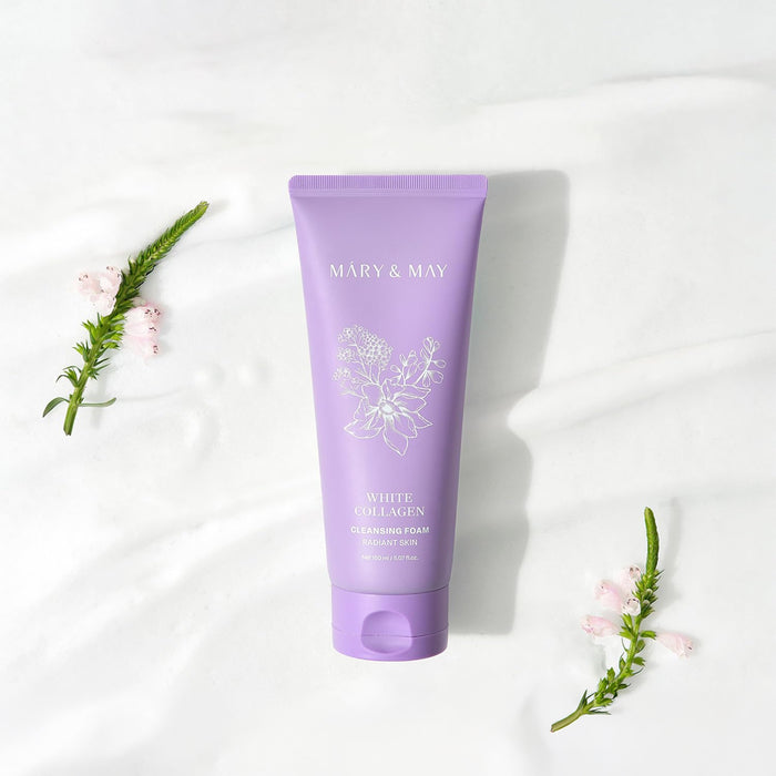 MARY&MAY White Collagen Cleansing Foam - valomosios veido putos