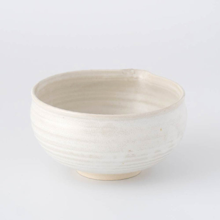 Matcha Tea Bowl Chawan-Spouted  Multi Bowl [White]
