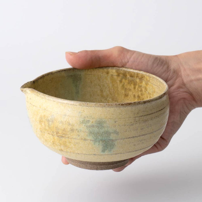Matcha Tea Bowl Chawan-Spouted  Multi Bowl [Yellow]