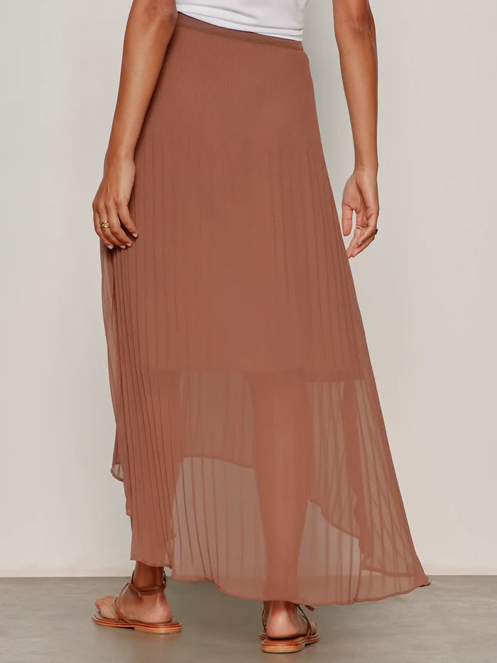 Meant To Be Pleated Midi Skirt