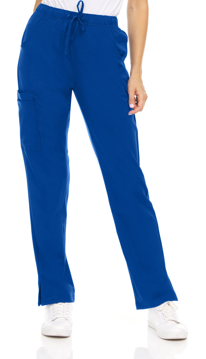 Medichic Joelle Elastic Drawstring Cargo Scrub Pants