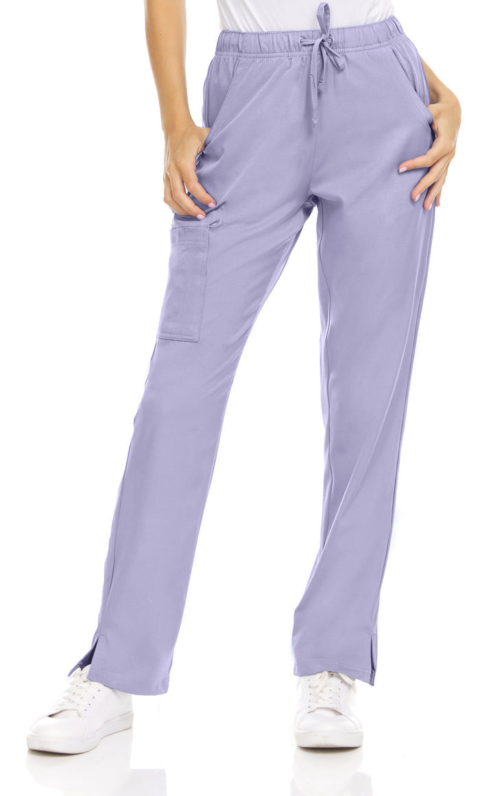 Medichic Joelle Elastic Drawstring Cargo Scrub Pants