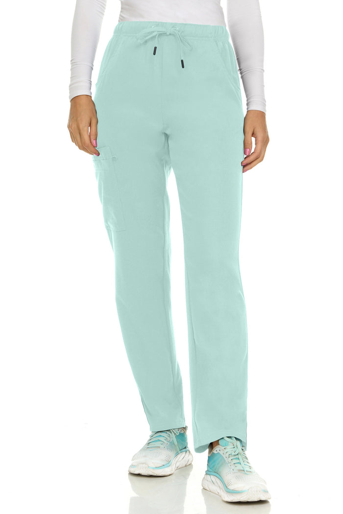 Medichic Joelle Elastic Drawstring Cargo Scrub Pants