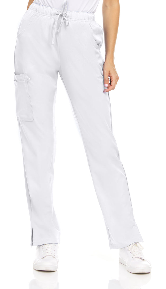 Medichic Joelle Elastic Drawstring Cargo Scrub Pants