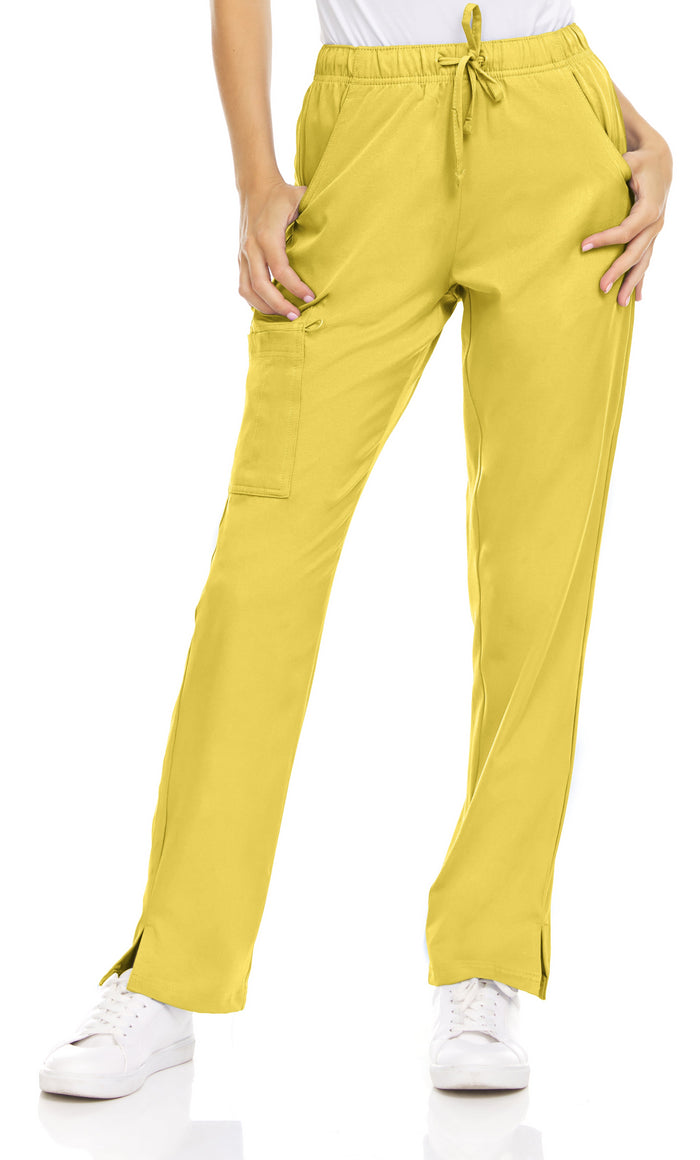 Medichic Joelle Elastic Drawstring Cargo Scrub Pants