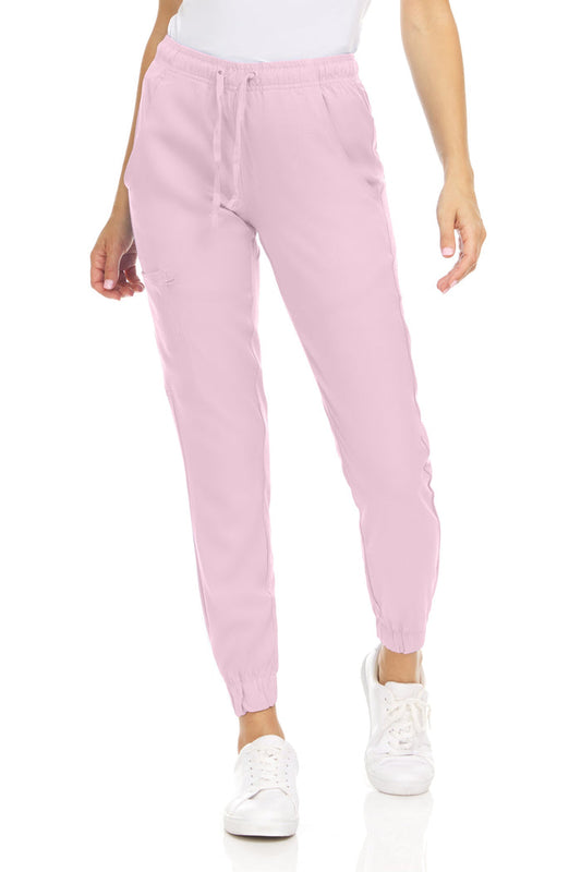 Medichic Leah Elastic Waist Cargo Jogger Scrub Pants
