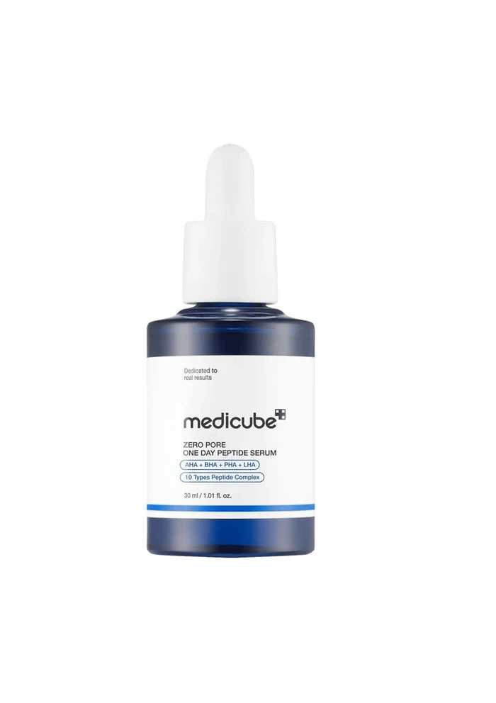 Medicube serum bottle on a white background