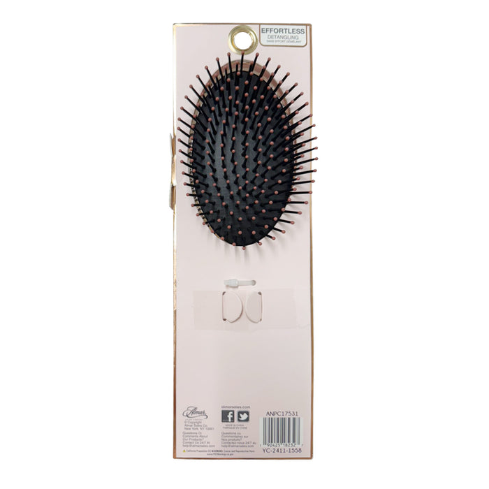 MHB Oval Inlay Hair Brush Rose Gold