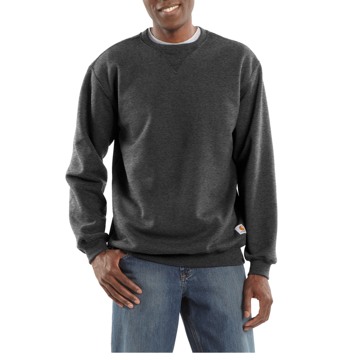 MIDWEIGHT CREWNECK SWEATSHIRT - 026-Carbon Heather | Carhartt K124