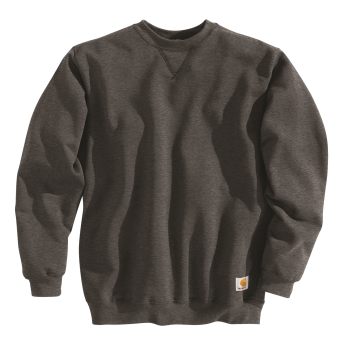 MIDWEIGHT CREWNECK SWEATSHIRT - 026-Carbon Heather | Carhartt K124
