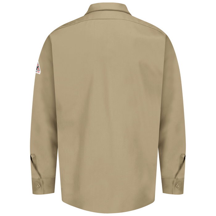 MIDWEIGHT EXCEL FR WORK SHIRT - KH-Khaki | Bulwark SEW2