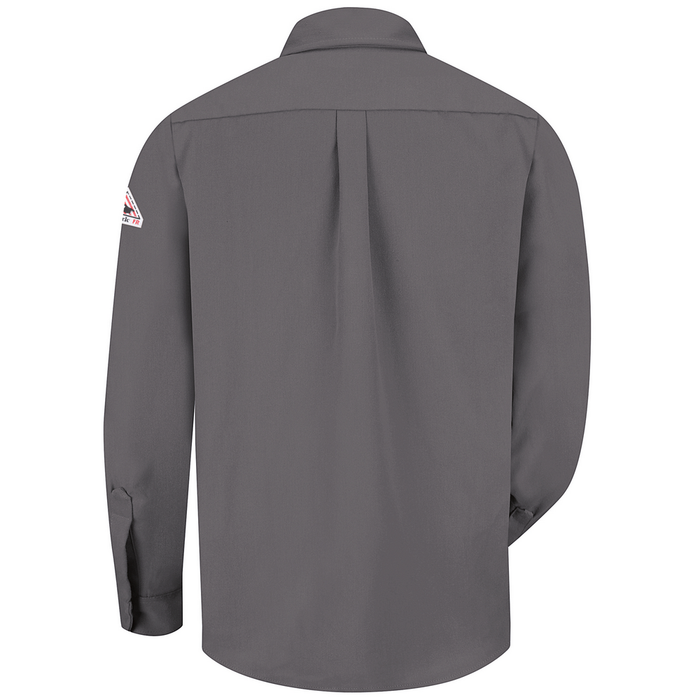 MIDWEIGHT FR DRESS UNIFORM SHIRT - GY-Grey | Bulwark SMU2