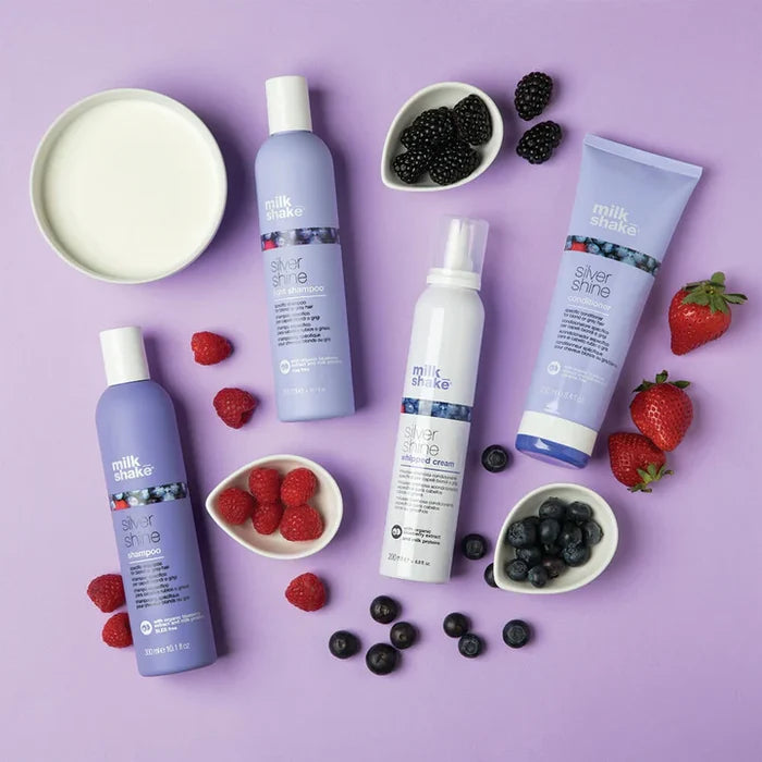 Salon Blissful - Milk_Shake Silver Shine Shampoo flat lay