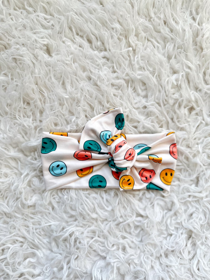 Mini Tieband - Retro Smiley