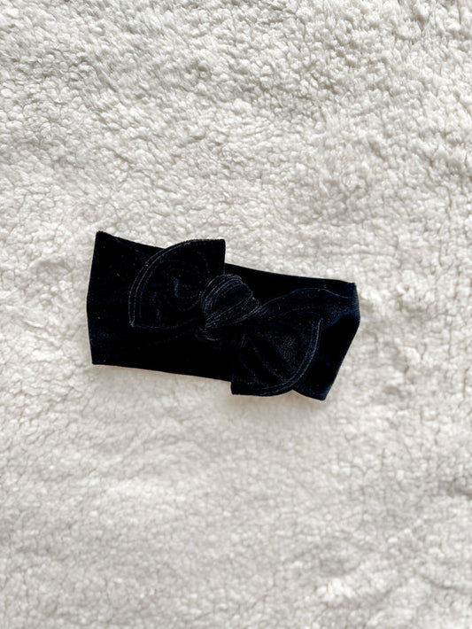 Mini Tieband - Velvet Black