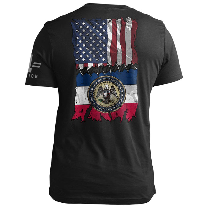Mississippi Stitch Flag USA