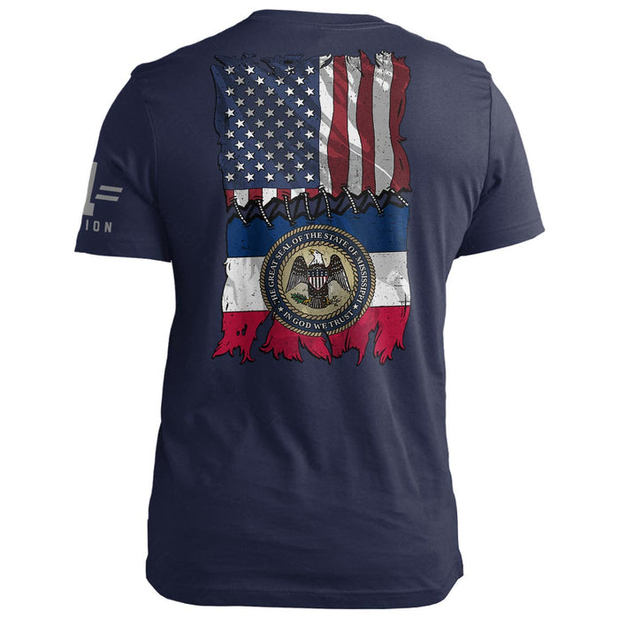 Mississippi Stitch Flag USA