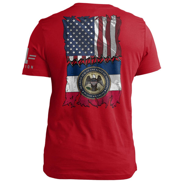 Mississippi Stitch Flag USA