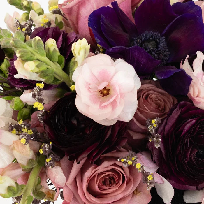 Moody Mauve Flower Centerpieces Stem - Image