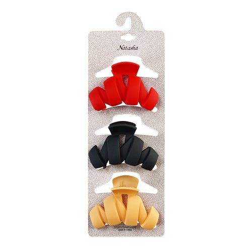 Natasha Hair Jaw Clips 3pcs - ikatehouse