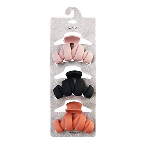 Natasha Hair Jaw Clips 3pcs - ikatehouse