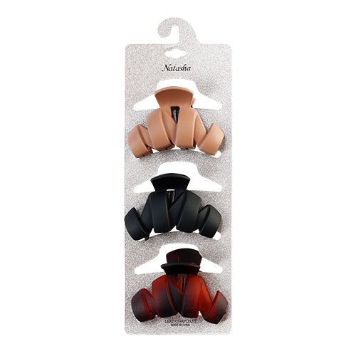 Natasha Hair Jaw Clips 3pcs - ikatehouse