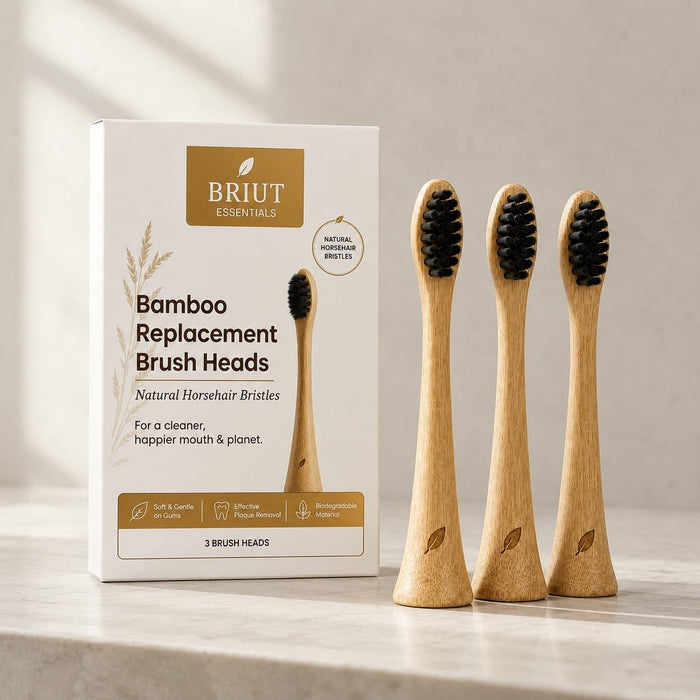 Natural Horsehair Replacement Heads (3-Pack)