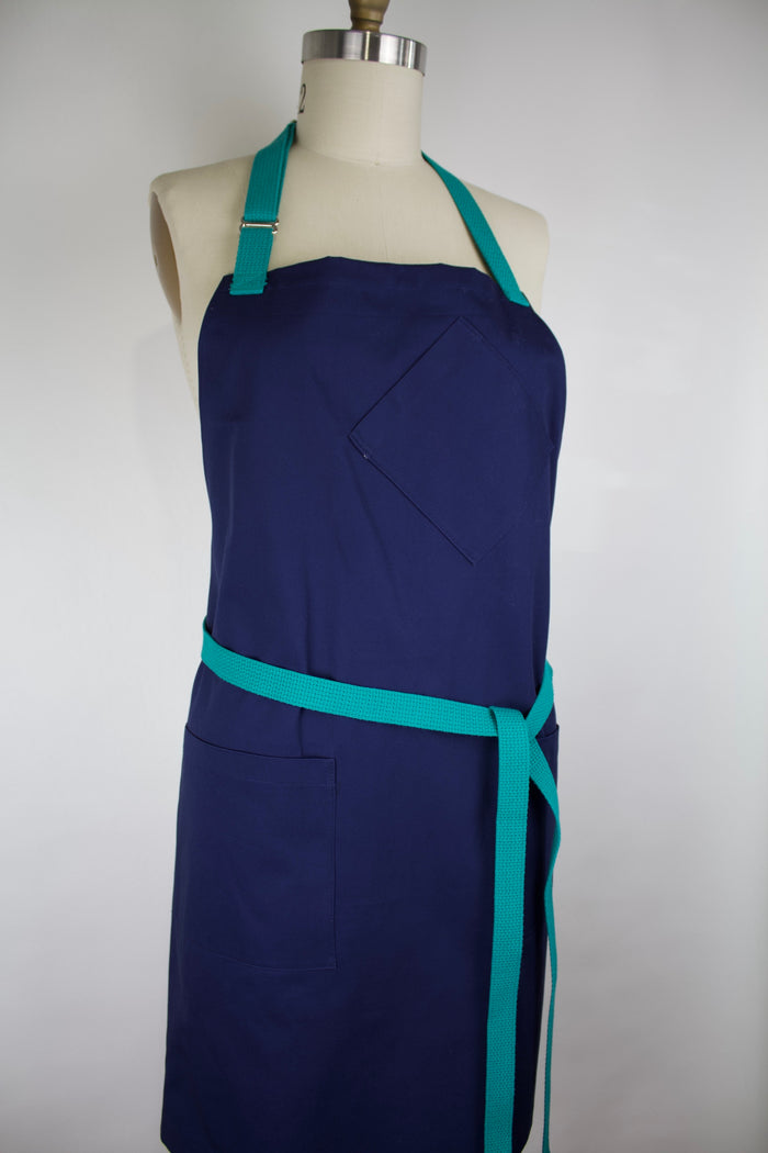 Navy Canvas Professional Heavy Duty Apron