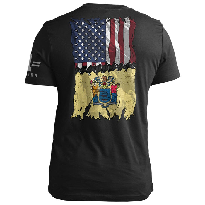 New Jersey Stitch Flag USA